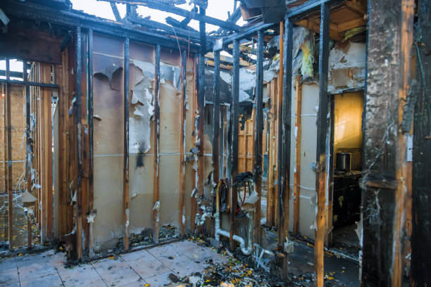 Professional Fire Damage Restoration technician working in Hockessin, DE